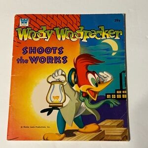 Vintage Woody Woodpecker Shoots The Shorts by Walter Lantz
